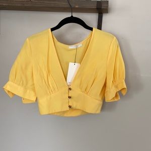 Yellow blouse